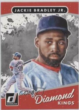 Jackie Bradley Jr. #4 Baseball Cards 2017 Panini Donruss