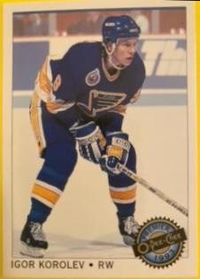 Igor Korolev #53 Hockey Cards 1992 O-Pee-Chee Premier