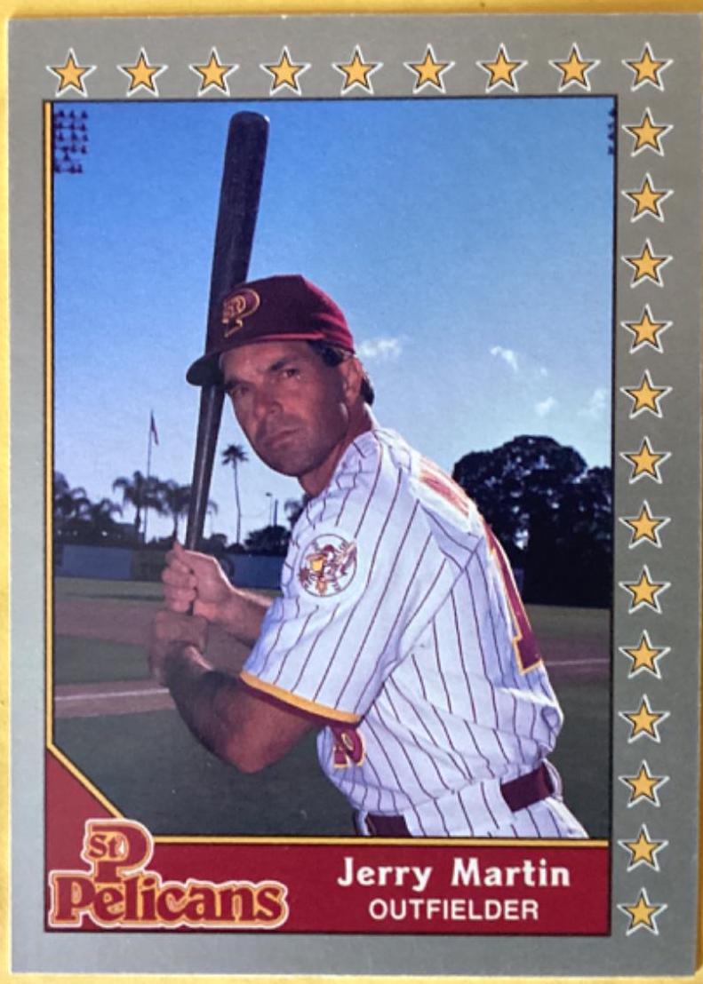 Jerry Martin #6 Baseball Cards 1990 Pacific Senior League