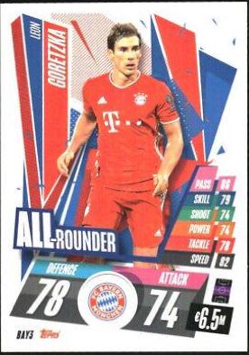 Leon Goretzka #BAY3 2020 Topps Match Attax UEFA Champions League