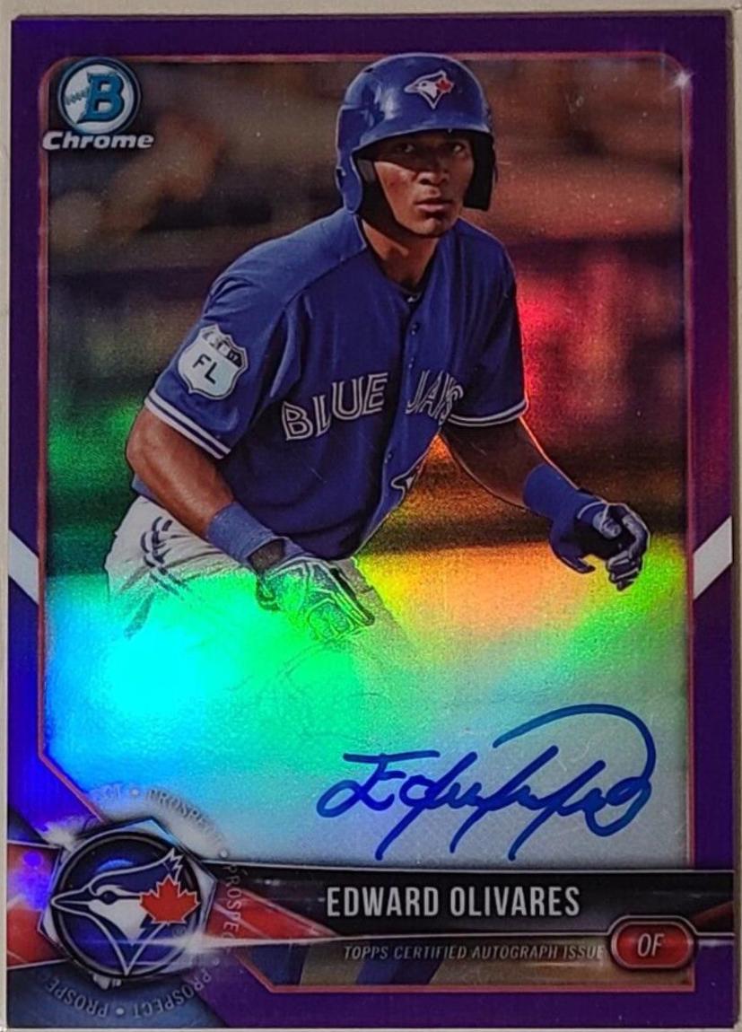 Edward Olivares [Purple Refractor] #CPA-EO