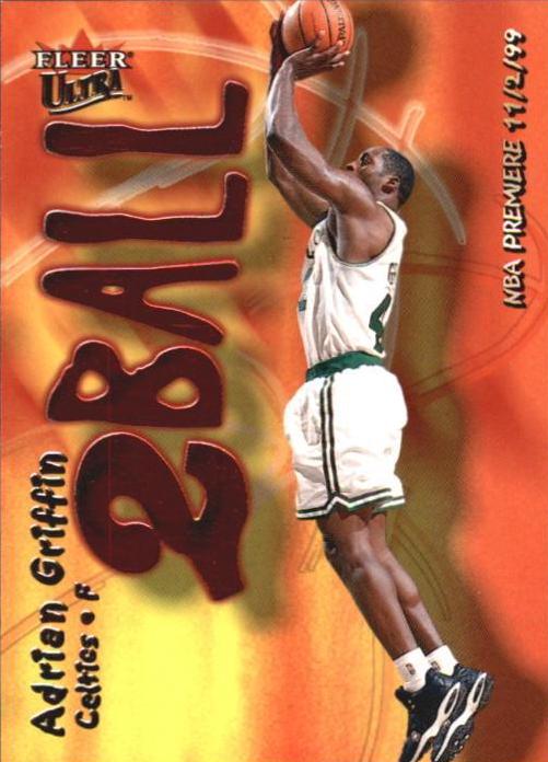 Adrian Griffin #TB4 Basketball Cards 2000 Ultra Two Ball