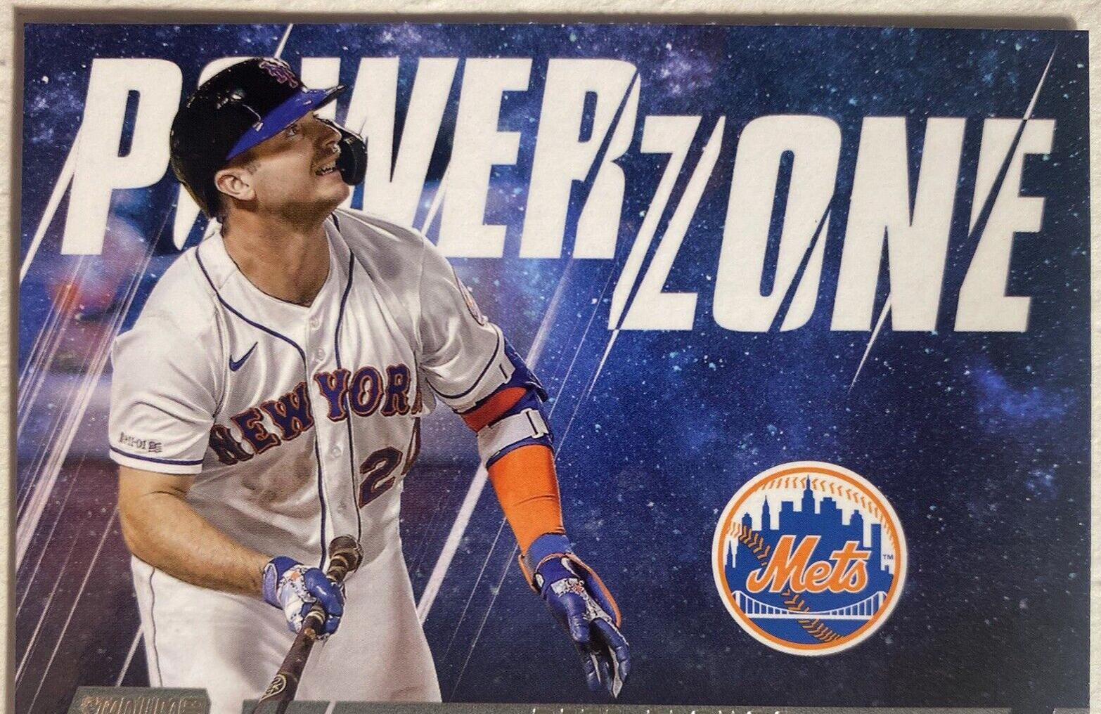 Pete Alonso #PZ-10 Baseball Cards 2022 Stadium Club Power Zone