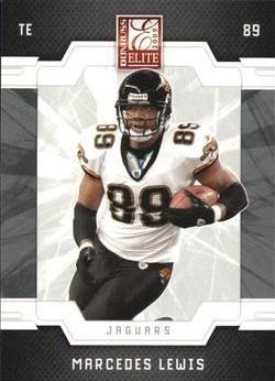 Marcedes Lewis #47 Football Cards 2009 Panini Donruss Elite