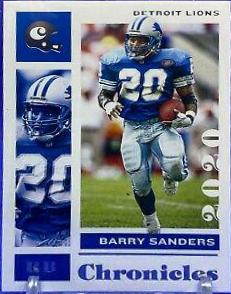 Barry Sanders #33 Football Cards 2020 Panini Chronicles