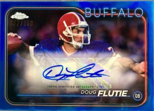Doug Flutie #BA-DFL Football Cards 2024 Topps Chrome Autograph