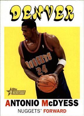 Antonio McDyess #10 Basketball Cards 2000 Topps Heritage