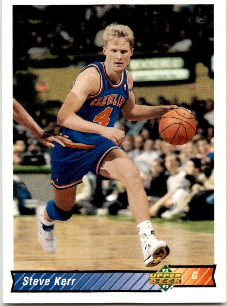 Steve Kerr #304 Basketball Cards 1992 Upper Deck