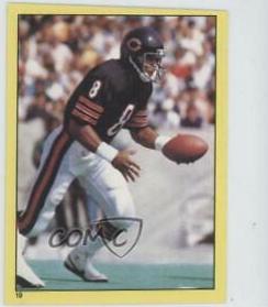 Vince Evans #19 Football Cards 1982 Topps Stickers