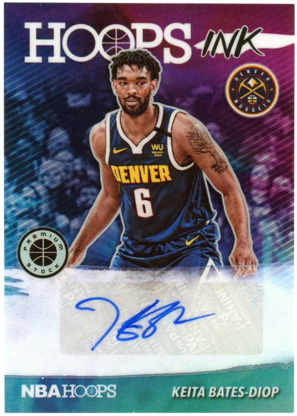 Keita Bates-Diop #HI-KBD 2019 Panini Hoops Premium Stock Hoops Ink Basketball