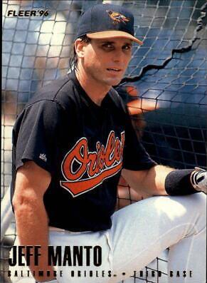 Jeff Manto #14 Baseball Cards 1996 Fleer Tiffany