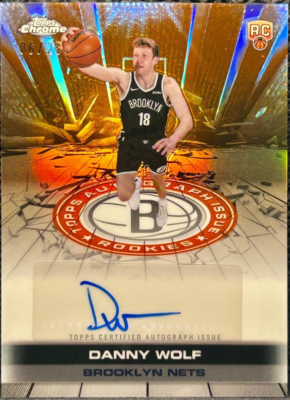Danny Wolf [Refractor Orange] #TAIR-DW