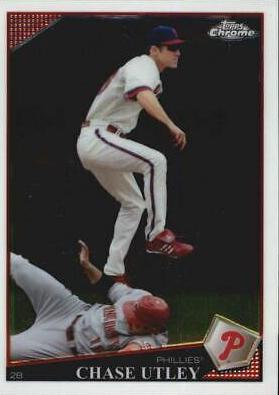 Chase Utley #62 2009 Topps Chrome Baseball