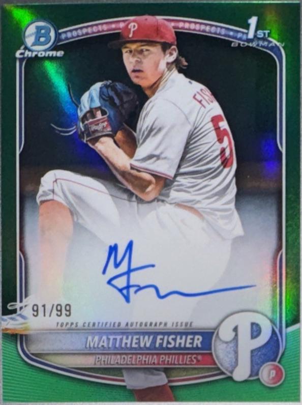 Matthew Fisher [Green Refractor] #CPA-MF