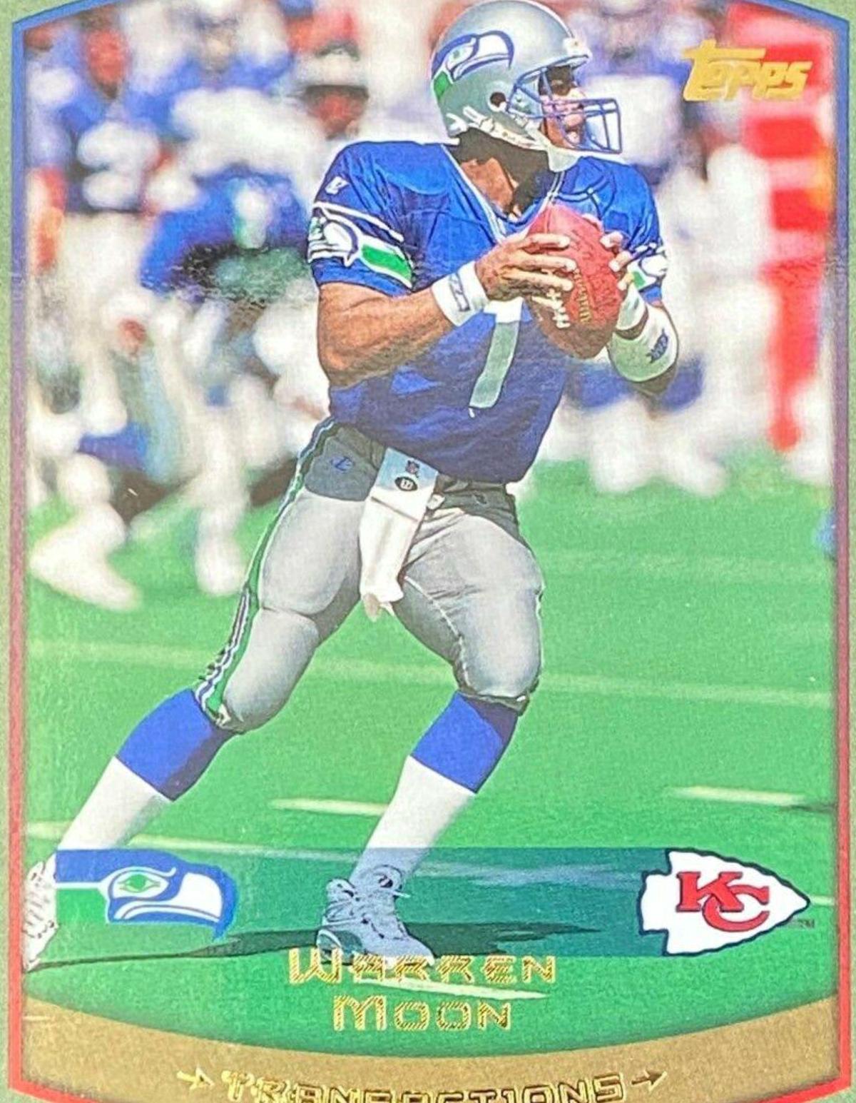 Warren Moon #14 Football Cards 1999 Topps