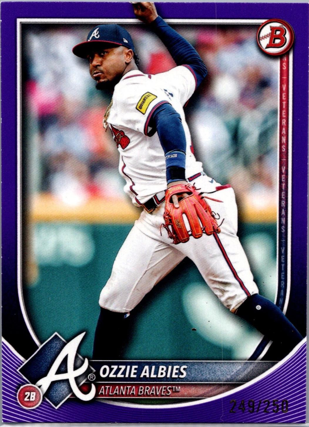 Ozzie Albies #71 2025 Bowman Baseball