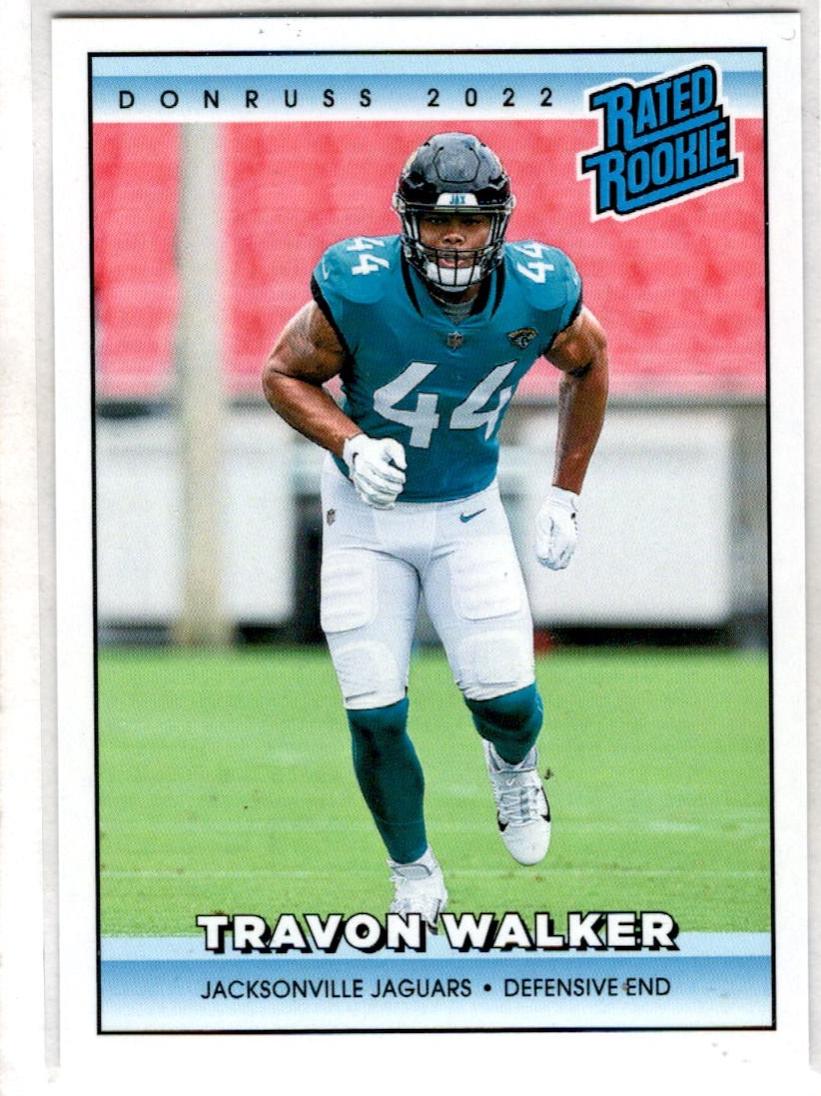 Travon Walker #1 Football Cards 2022 Panini Instant Rated Rookie Retro