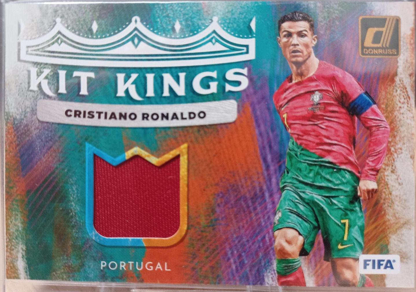 Cristiano Ronaldo #KK-CR7 Soccer Cards 2022 Panini Donruss Kit Kings