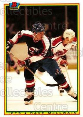 Dave McLlwain #136 Hockey Cards 1990 Bowman Tiffany
