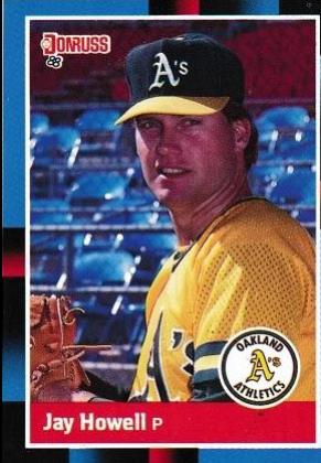 Jay Howell #55 Baseball Cards 1988 Donruss