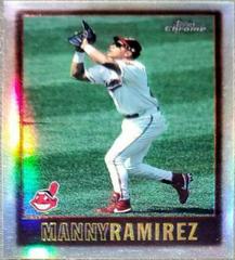 Manny Ramirez [Refractor] #106 Baseball Cards 1997 Topps Chrome Prices