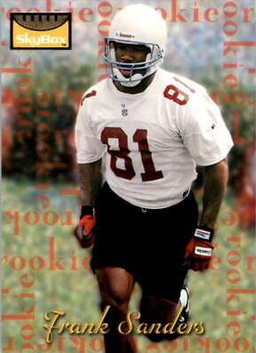 Frank Sanders #187 Football Cards 1995 Skybox Premium