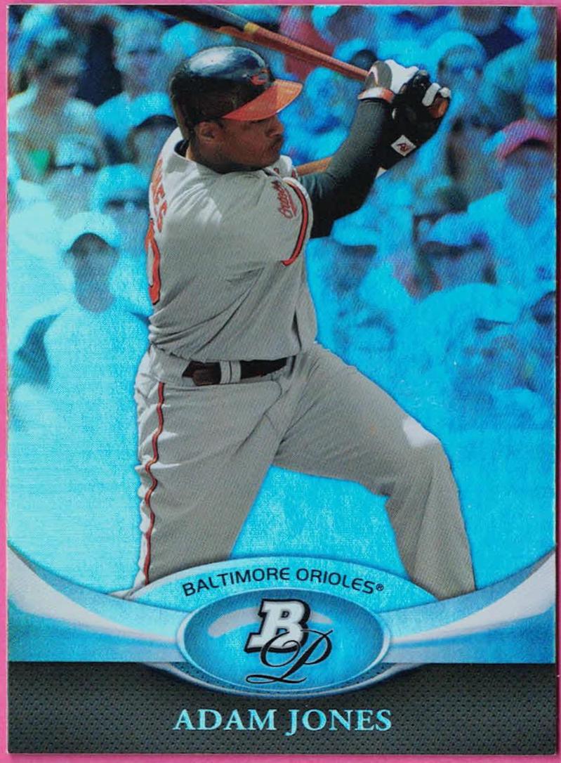 ADAM JONES #3 Baseball Cards 2011 Bowman Platinum