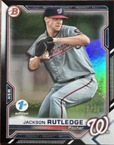 Jackson Rutledge [Black Foil] #BFE-103