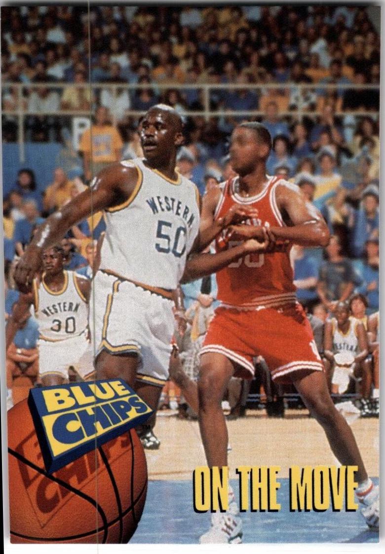 On The Move #42 Basketball Cards 1994 SkyBox Blue Chips