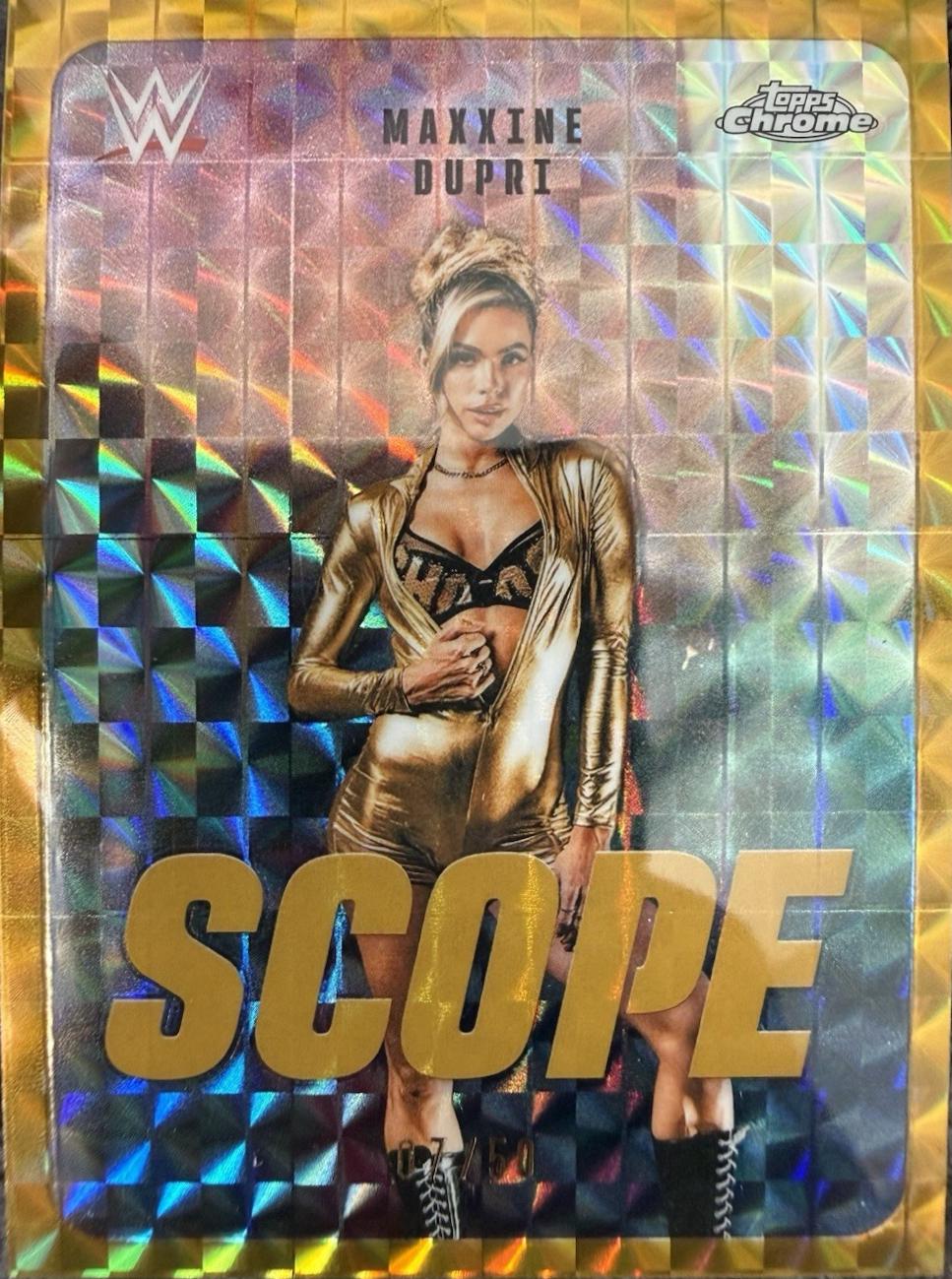 Maxxine Dupri [Gold Geometric Refractor] #RBA-MAX