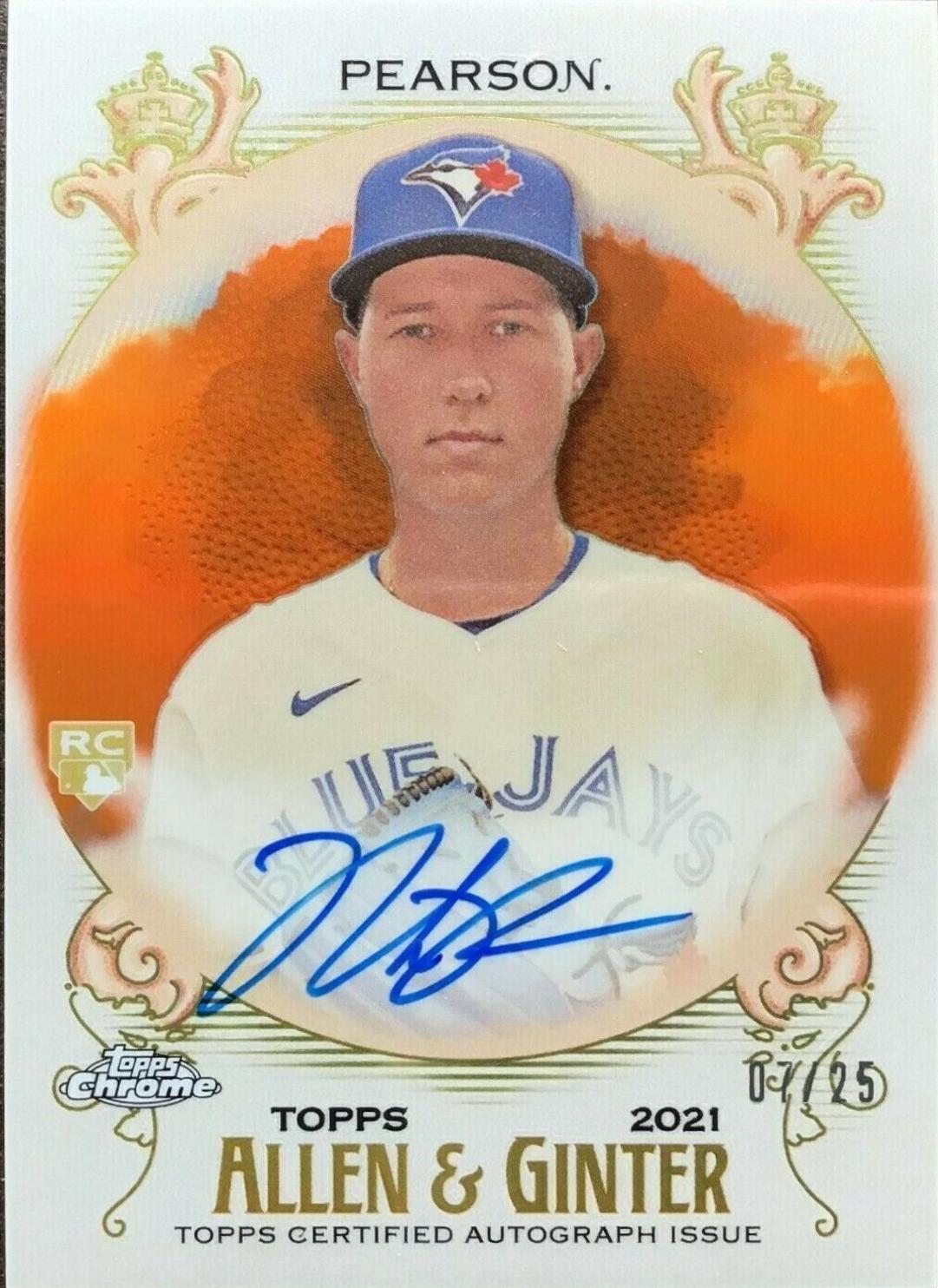Nate Pearson [Orange Refractor] #AGA-NP