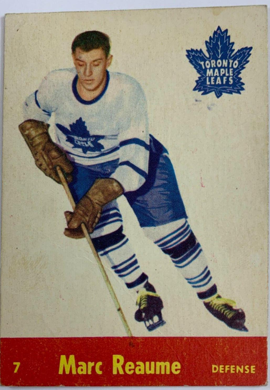 Marc Reaume #7 Hockey Cards 1955 Parkhurst