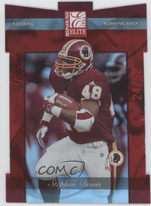 Stephen Davis #98 2002 Panini Donruss Elite Football