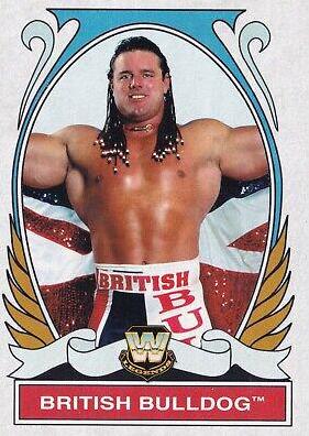 British Bulldog #83 Wrestling Cards 2008 Topps Heritage IV WWE