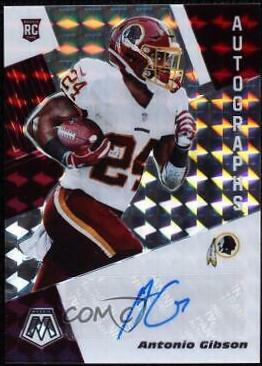Antonio Gibson #RA27 2020 Panini Mosaic Football Rookie Autographs