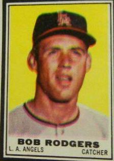 Bob Rodgers Baseball Cards 1962 Topps Stamps
