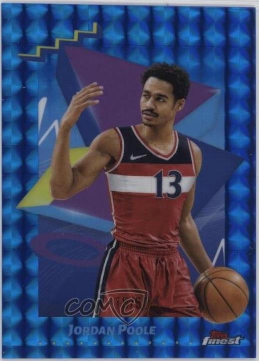Jordan Poole [Blue Geometric Refractor] #197