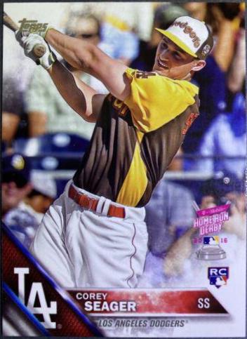 Corey Seager #US205 Baseball Cards 2016 Topps Update