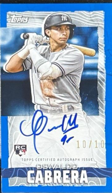 Oswaldo Cabrera [Blue] #MRIP-OC