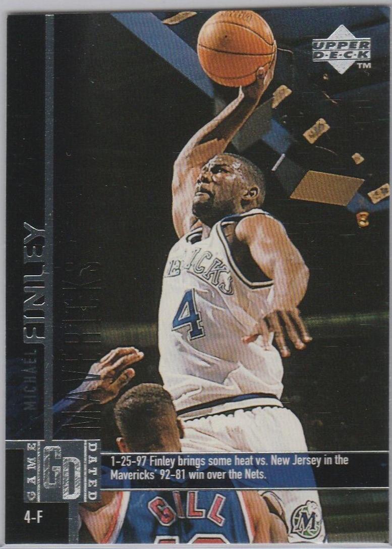 Michael Finley #25 Basketball Cards 1997 Upper Deck