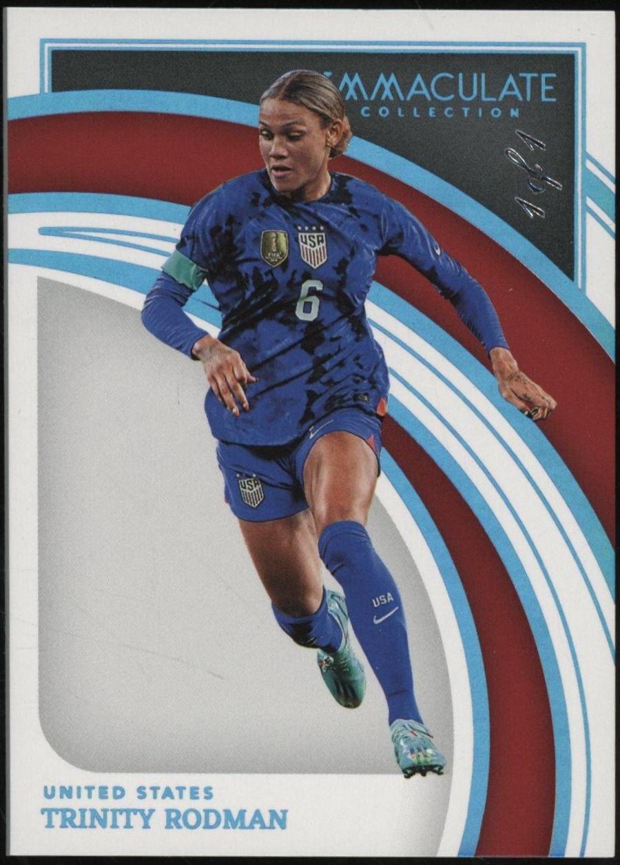 Trinity Rodman #148 Soccer Cards 2022 Panini Immaculate Collection