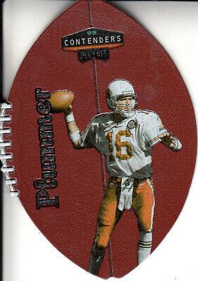 Jake Plummer #3 Football Cards 1998 Playoff Contenders Leather
