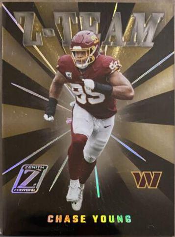 Chase Young #ZT-16 Football Cards 2022 Panini Zenith Z Team