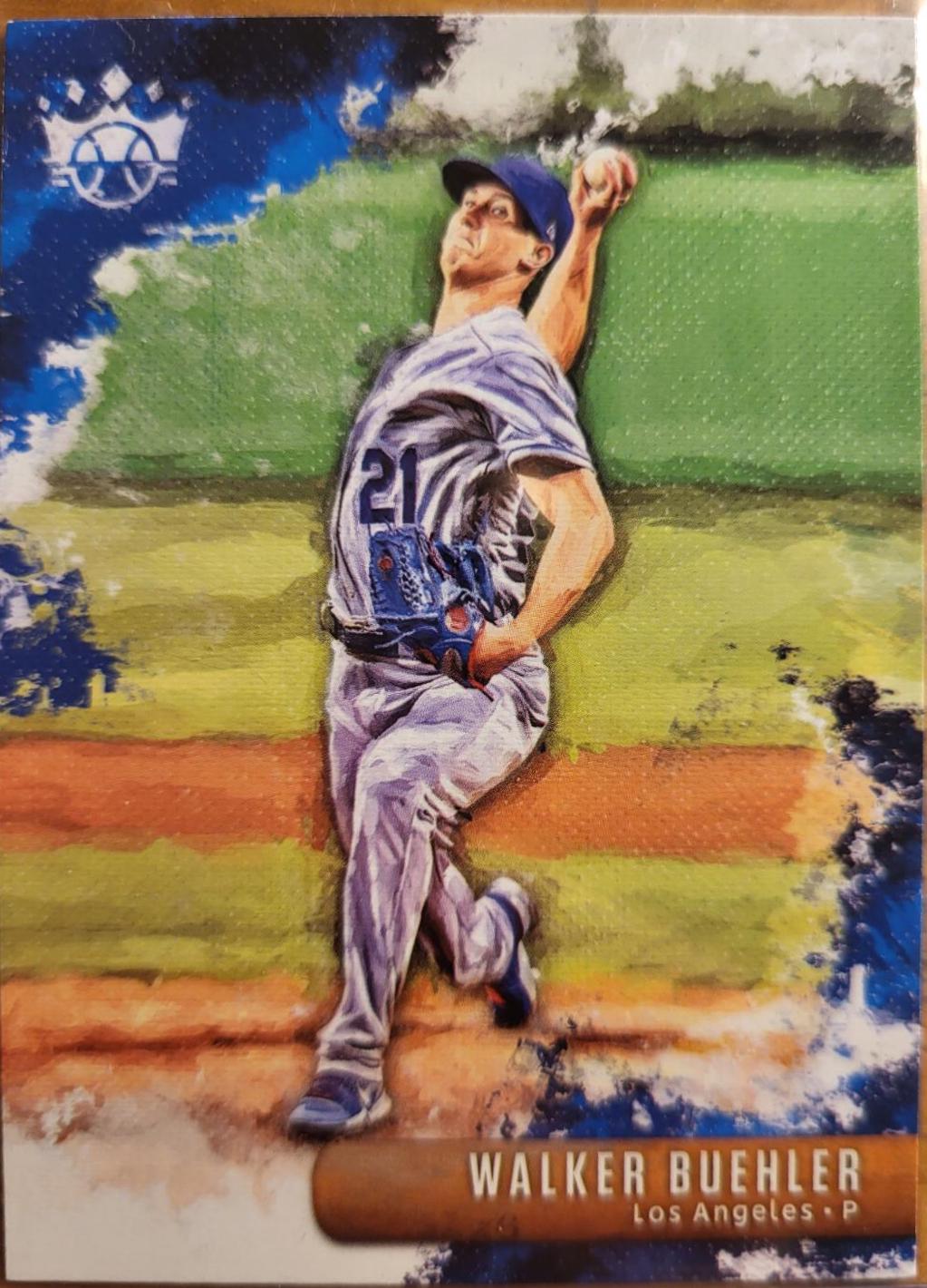 Walker Buehler #51 Baseball Cards 2019 Panini Diamond Kings