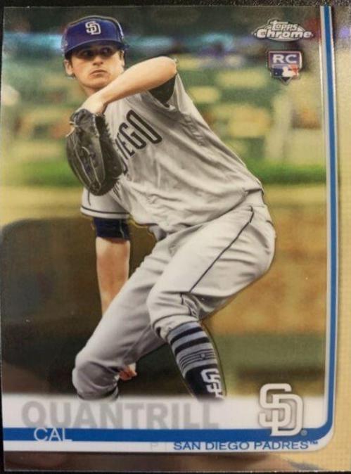 Cal Quantrill #33 2019 Topps Chrome Update Baseball