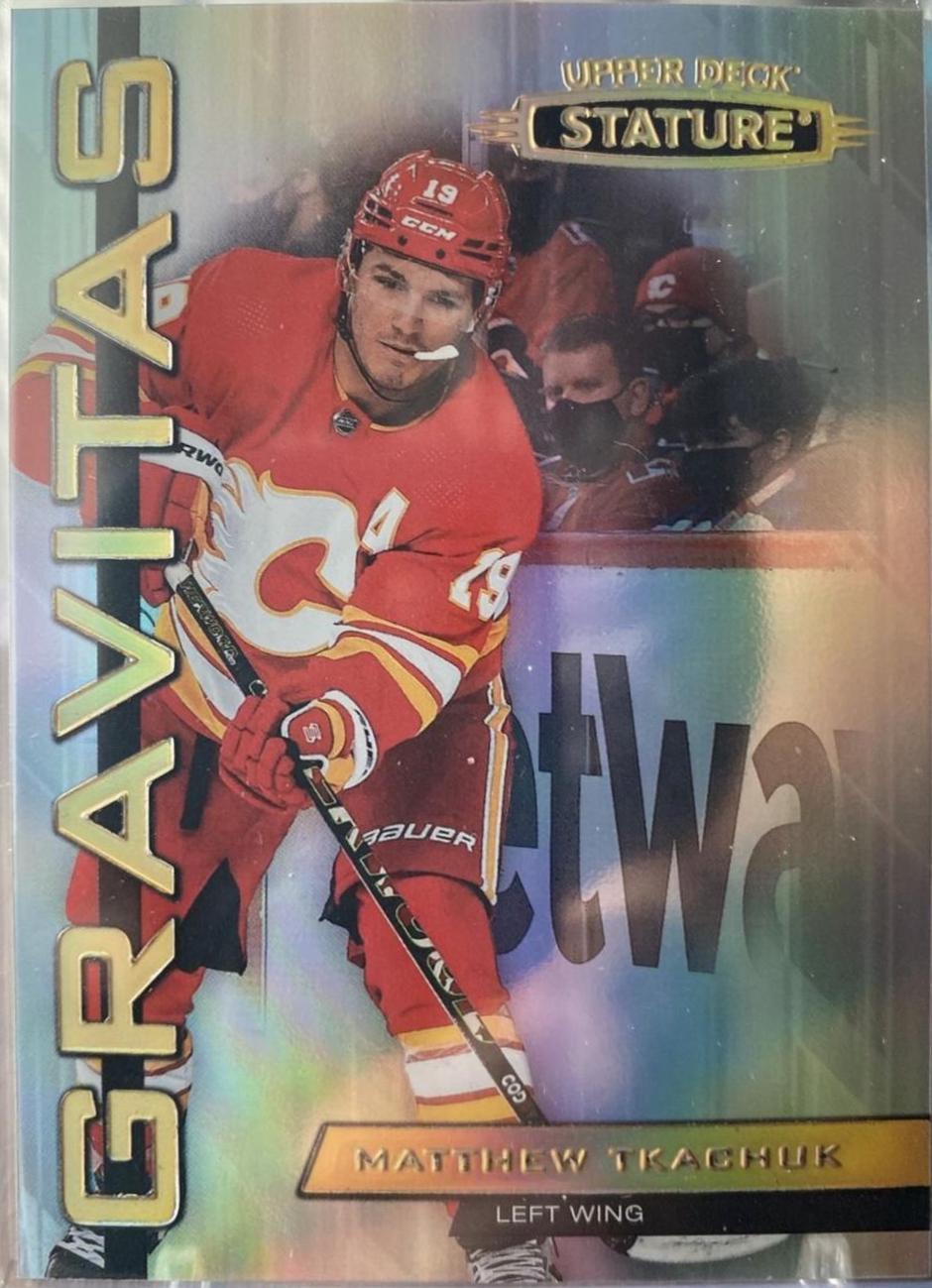 Matthew Tkachuk #G-15 Hockey Cards 2021 Upper Deck Stature Gravitas