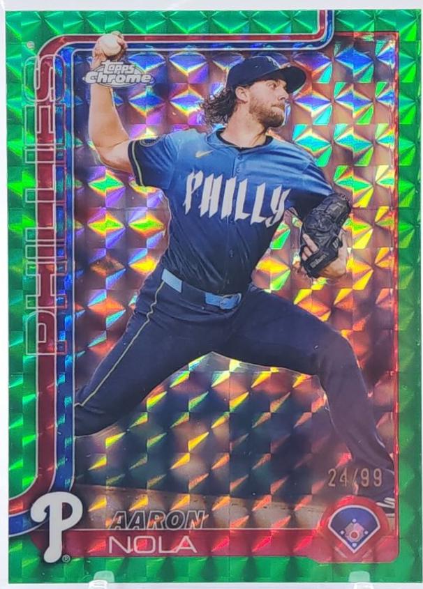 Aaron Nola [Green Geometric] #286