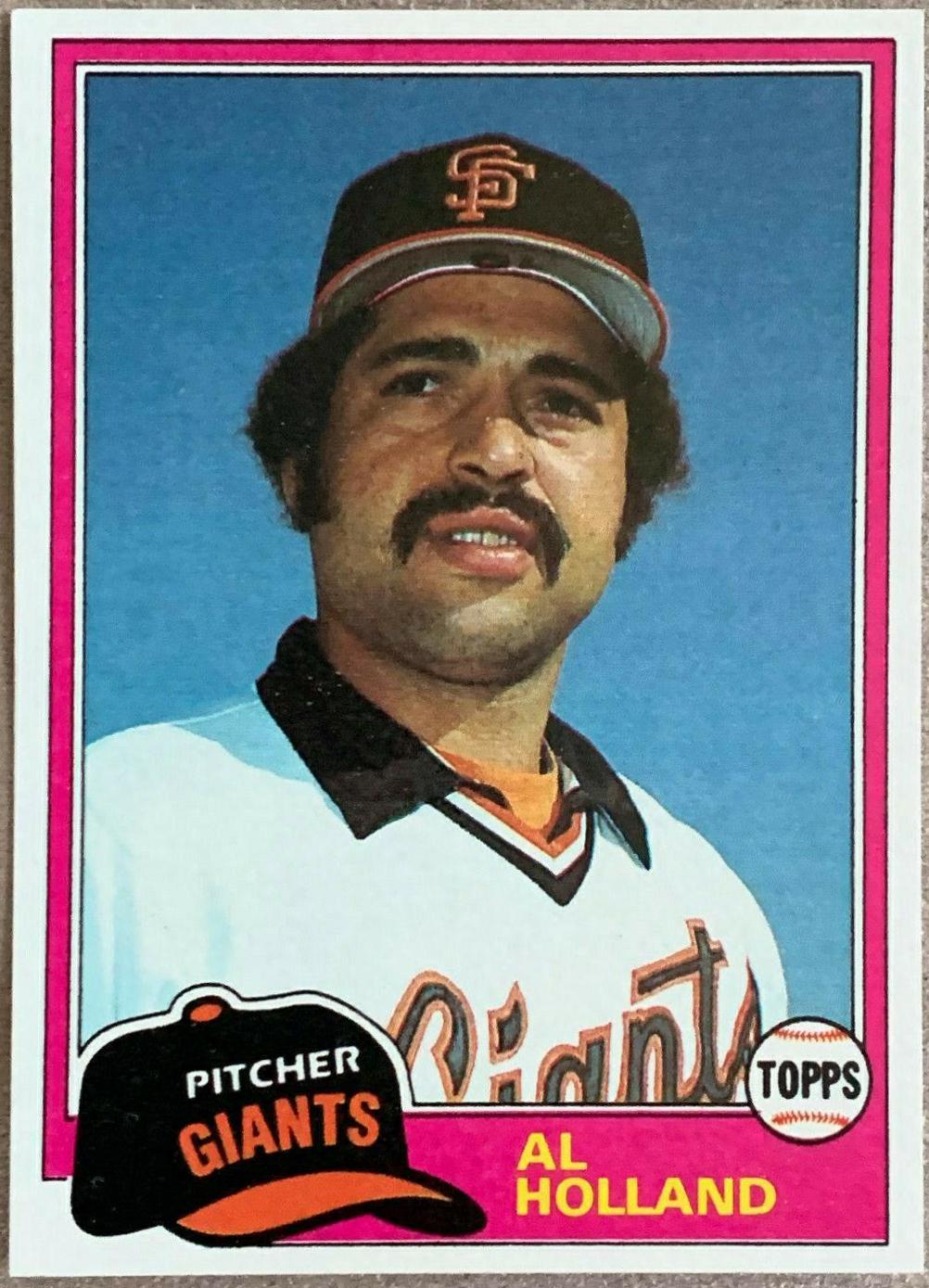 Al Holland #213 Baseball Cards 1981 Topps
