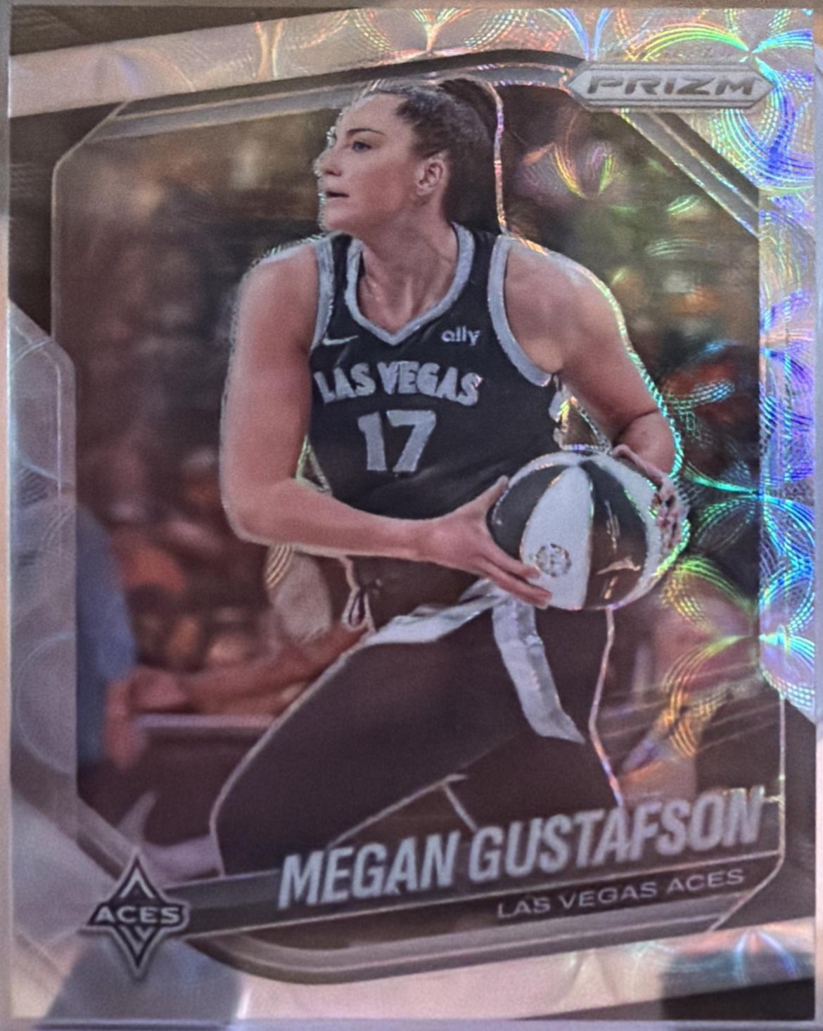 Megan Gustafson #49 2025 Panini Prizm Premium WNBA Premium Box