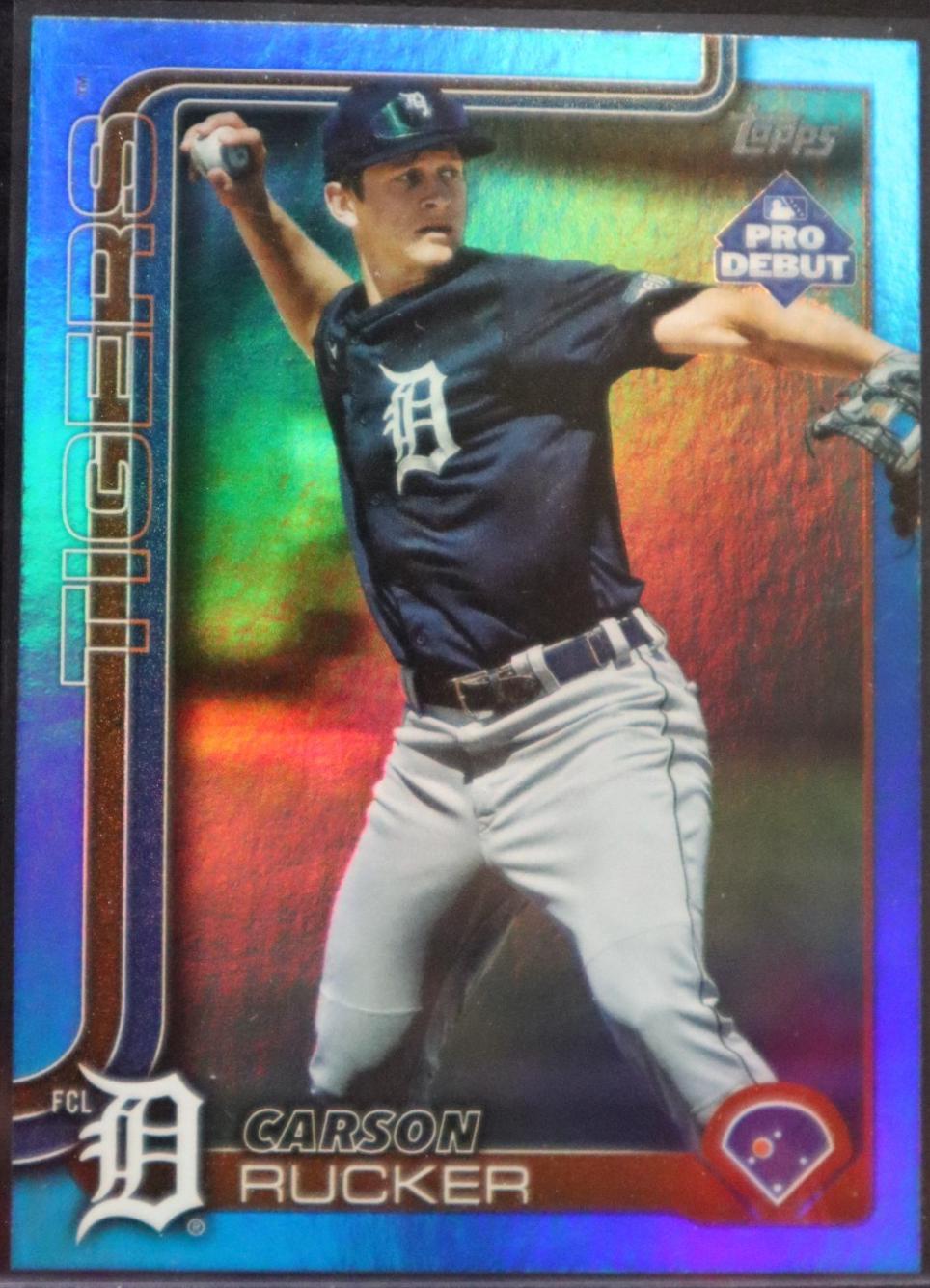 Carson Rucker [Blue Refractor] #PDC-134